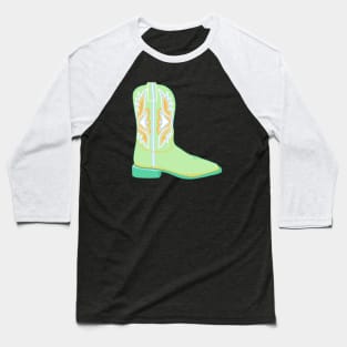 Cowgirl Boots (green) Baseball T-Shirt